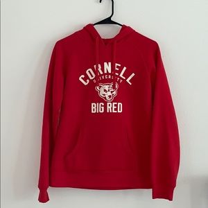 Cornell red sweatshirt